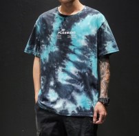 Мужская разноцветная футболка фото